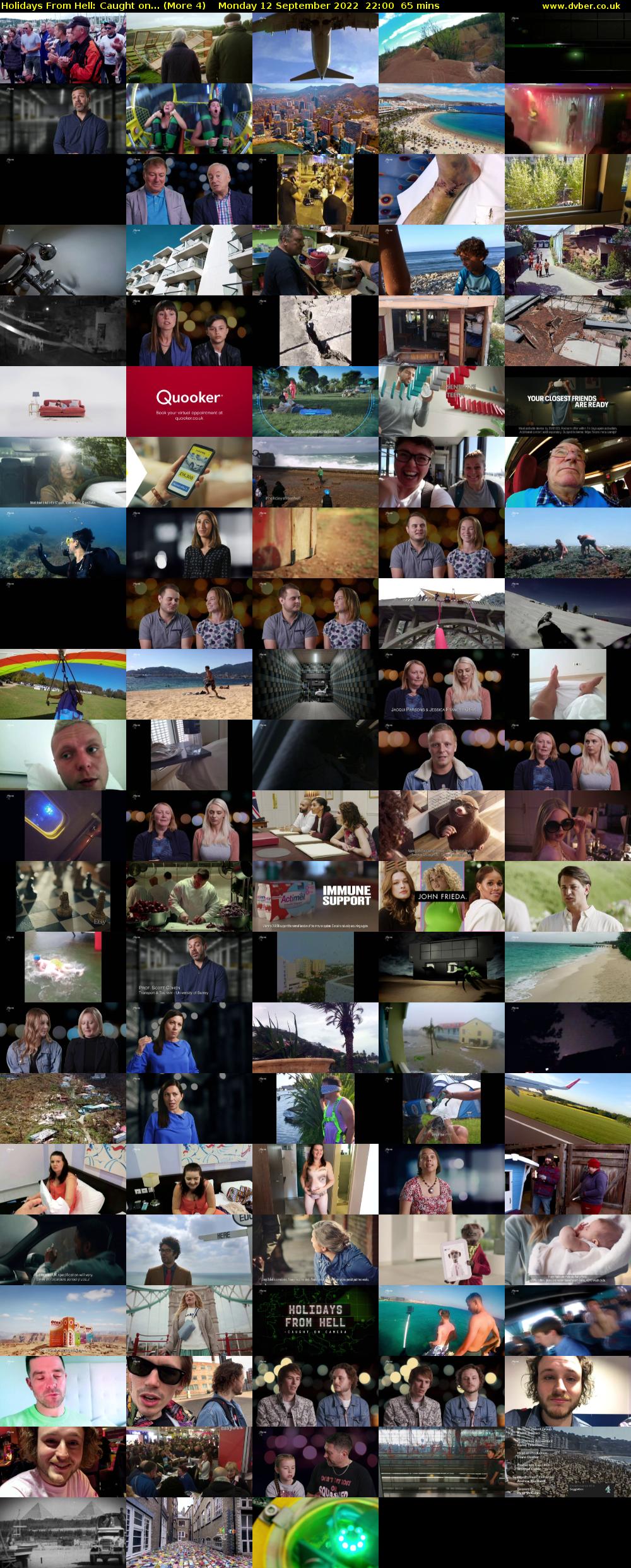 Holidays from Hell: Caught on... (More 4) Monday 12 September 2022 22:00 - 23:05