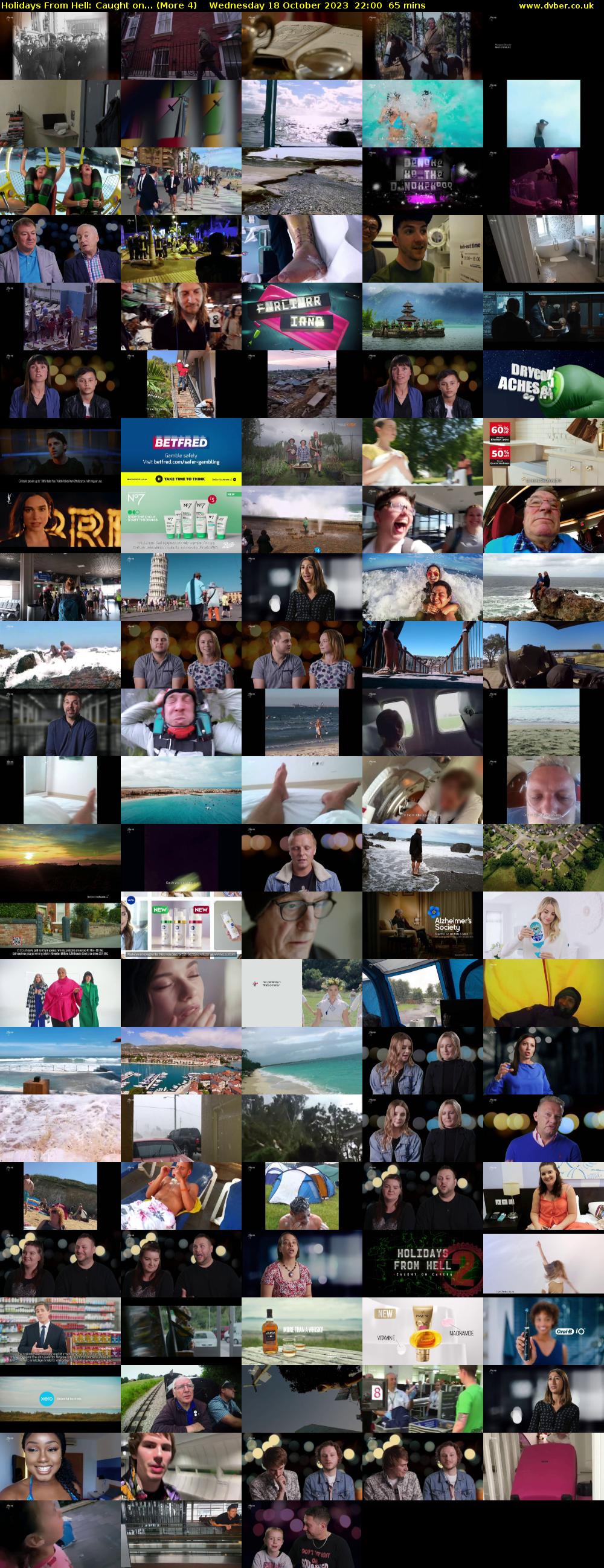 Holidays from Hell: Caught on... (More 4) Wednesday 18 October 2023 22:00 - 23:05