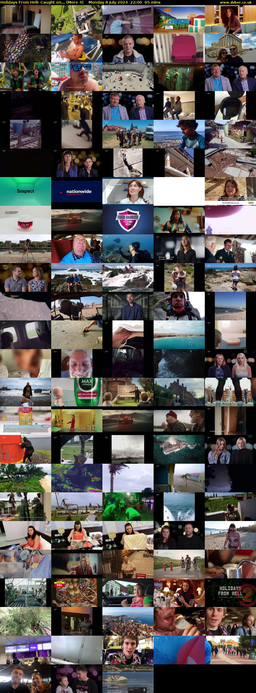 Holidays from Hell: Caught on... (More 4) Monday 8 July 2024 22:00 - 23:05