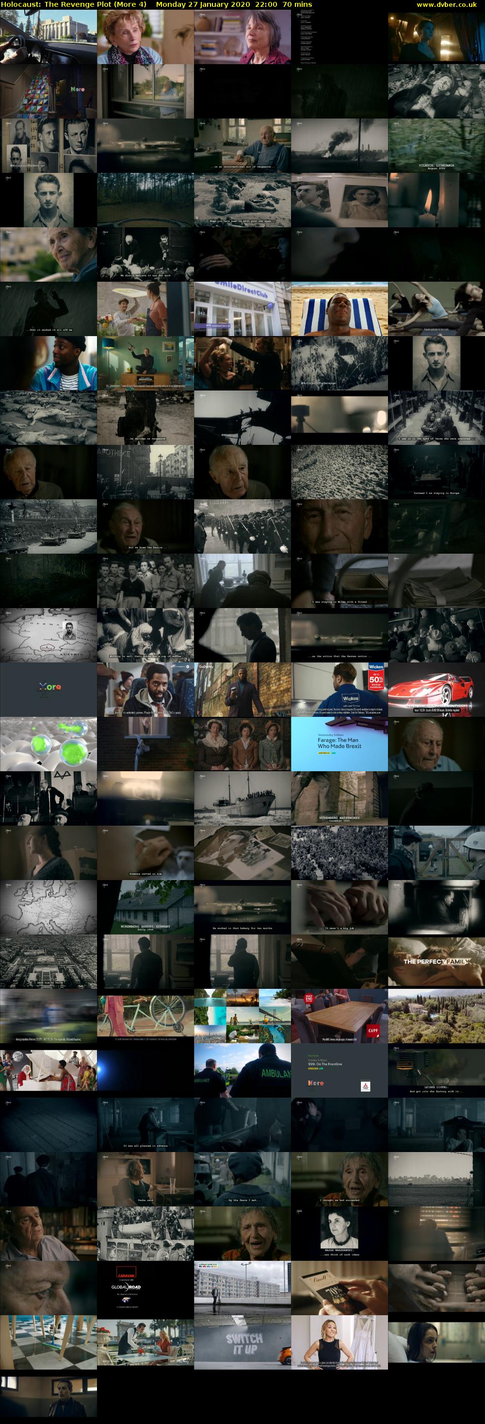 Holocaust: The Revenge Plot (More 4) Monday 27 January 2020 22:00 - 23:10