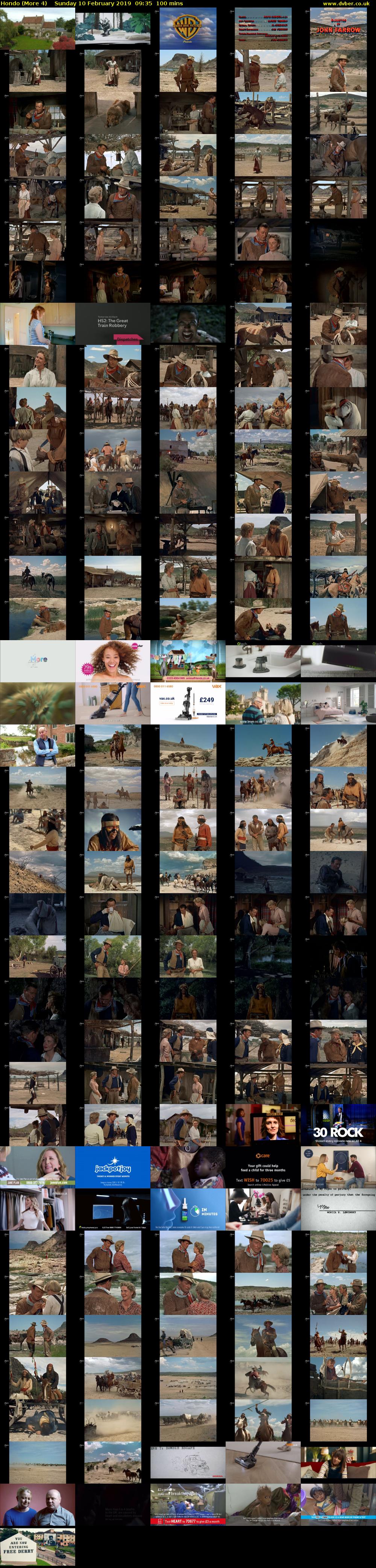 Hondo (More 4) Sunday 10 February 2019 09:35 - 11:15