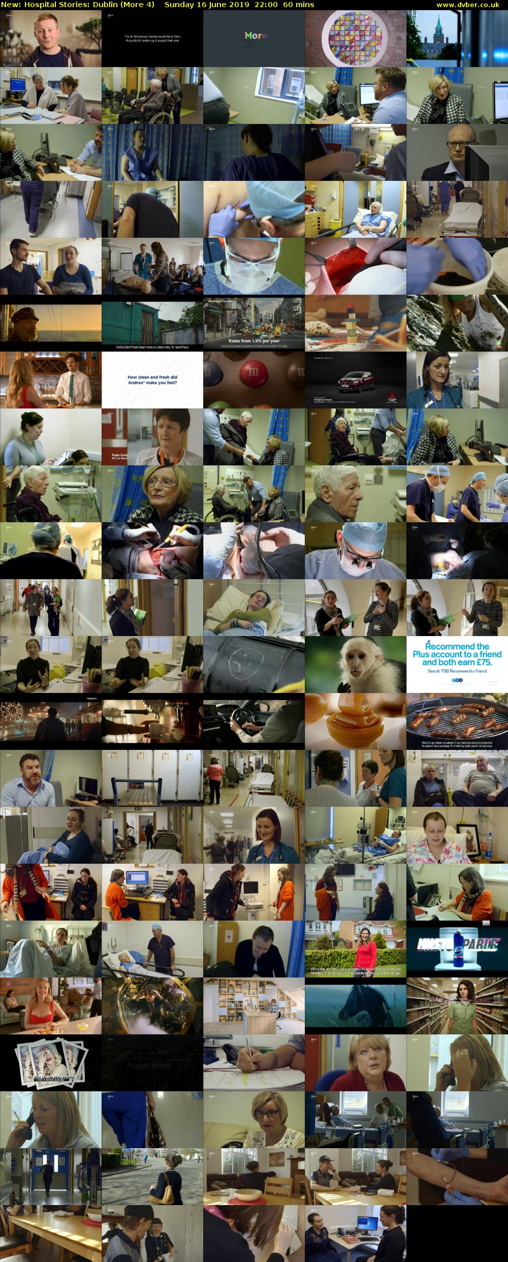 Hospital Stories: Dublin (More 4) Sunday 16 June 2019 22:00 - 23:00