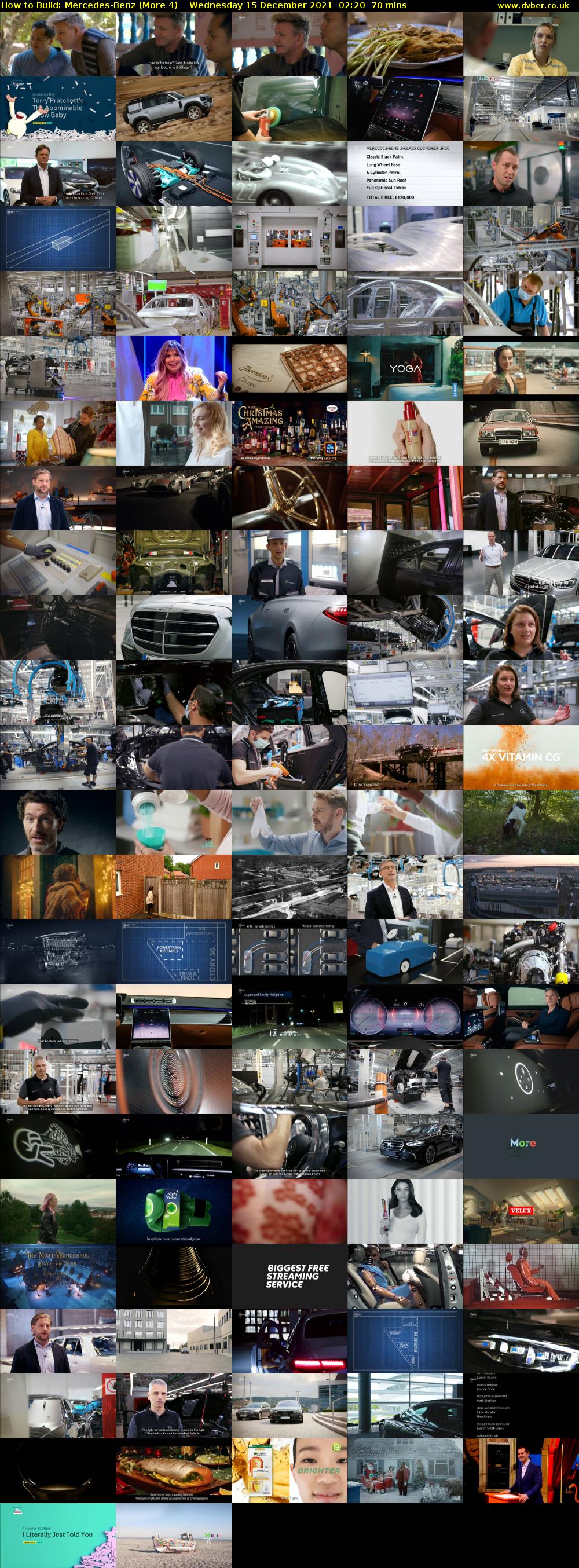How to Build: Mercedes-Benz (More 4) Wednesday 15 December 2021 02:20 - 03:30