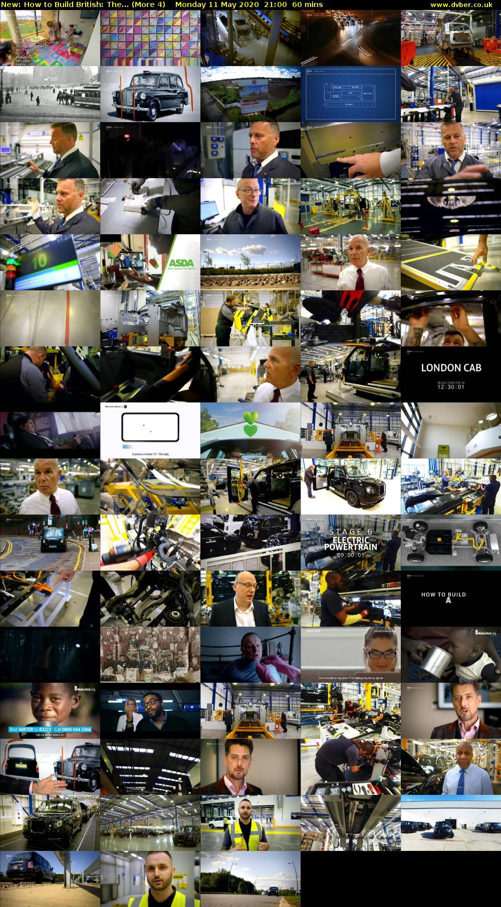 How to Build British: The... (More 4) Monday 11 May 2020 21:00 - 22:00