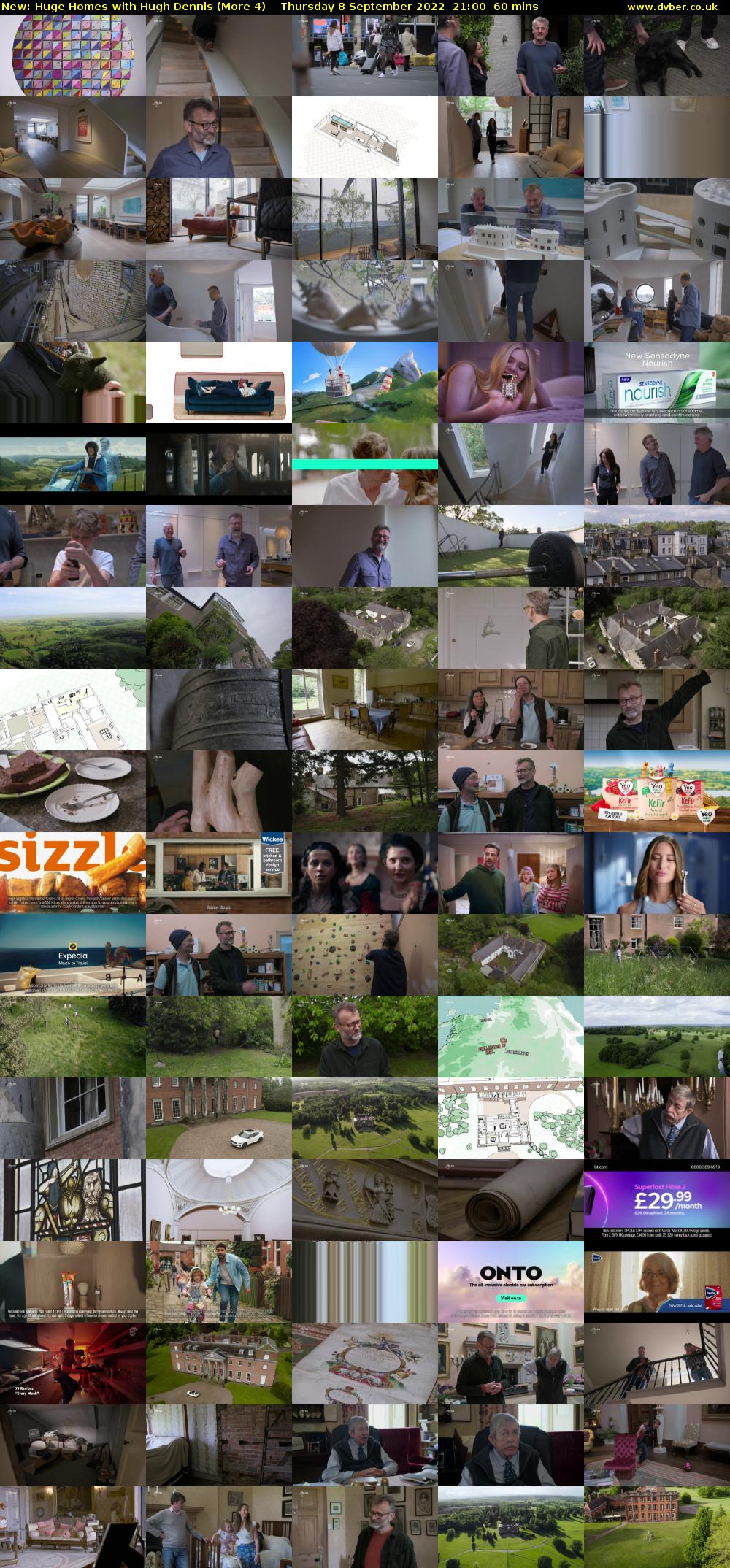 Huge Homes with Hugh Dennis (More 4) Thursday 8 September 2022 21:00 - 22:00