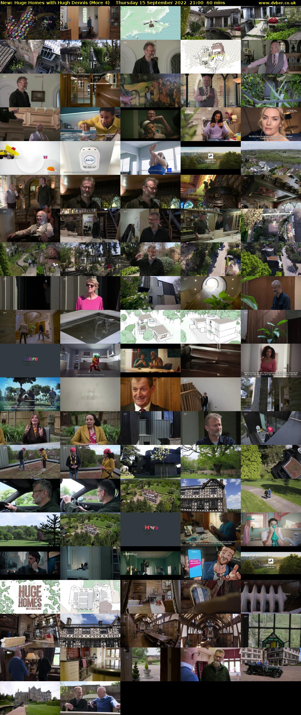 Huge Homes with Hugh Dennis (More 4) Thursday 15 September 2022 21:00 - 22:00