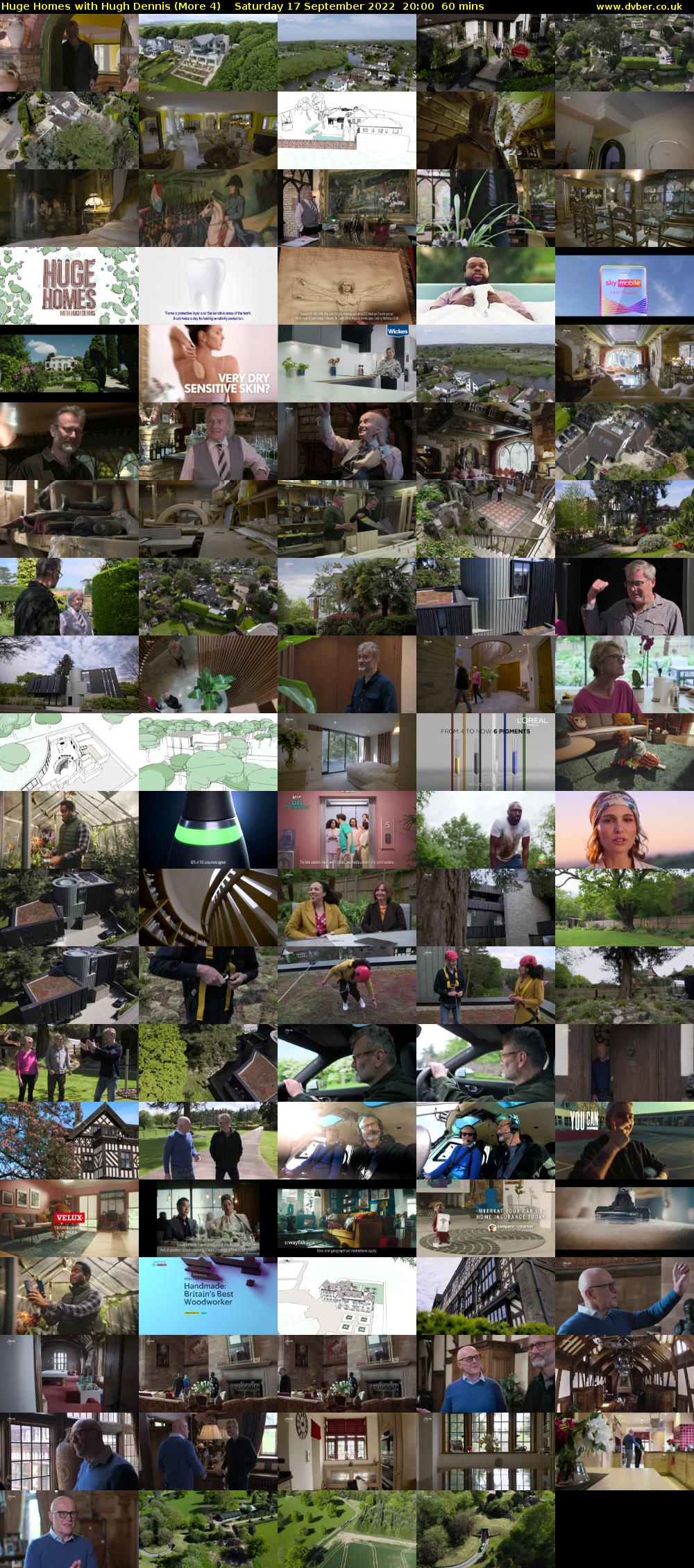Huge Homes with Hugh Dennis (More 4) Saturday 17 September 2022 20:00 - 21:00