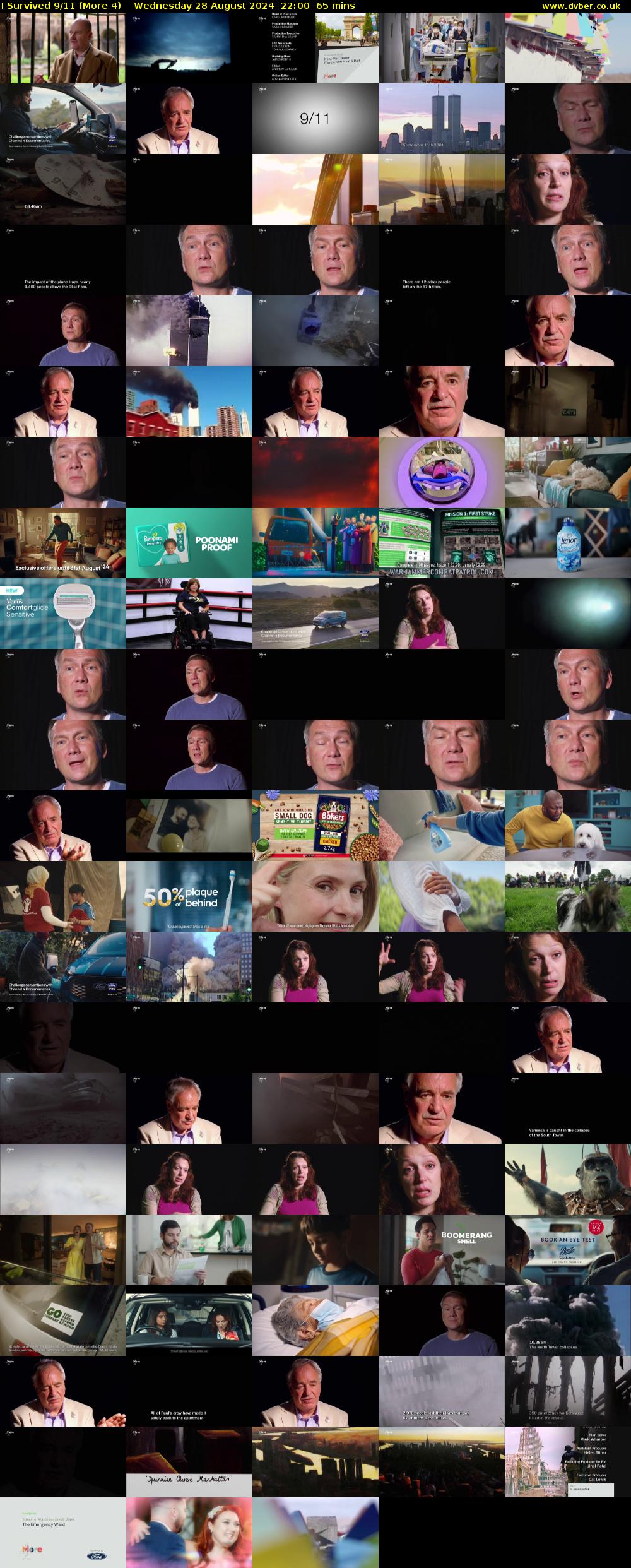 I Survived 9/11 (More 4) Wednesday 28 August 2024 22:00 - 23:05