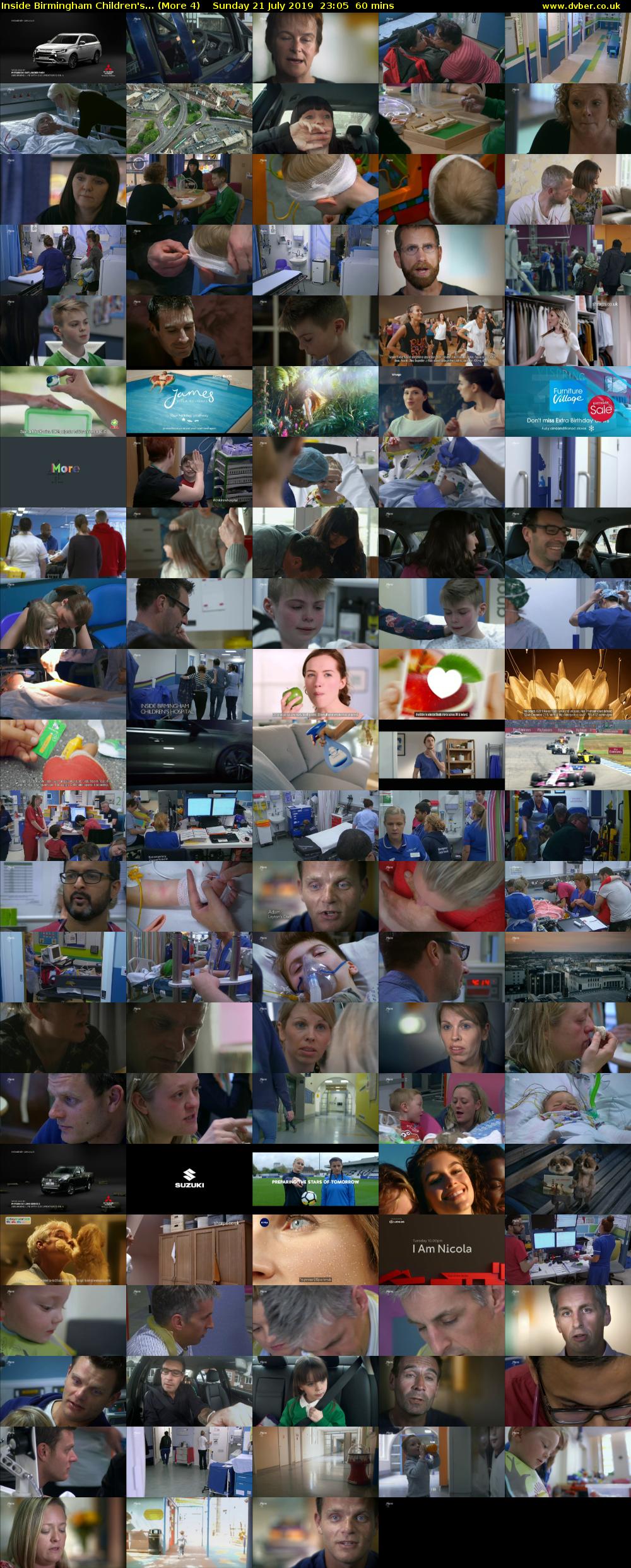 Inside Birmingham Children's... (More 4) Sunday 21 July 2019 23:05 - 00:05