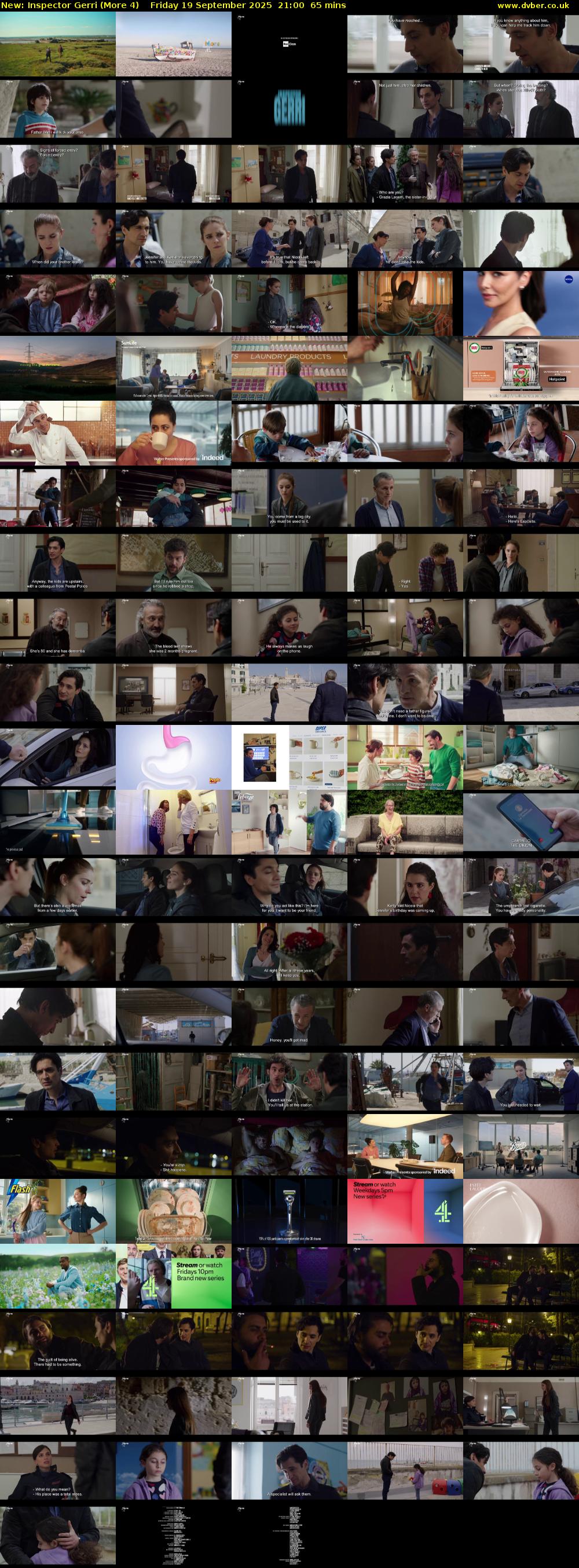Inspector Gerri (More 4) Friday 19 September 2025 21:00 - 22:05