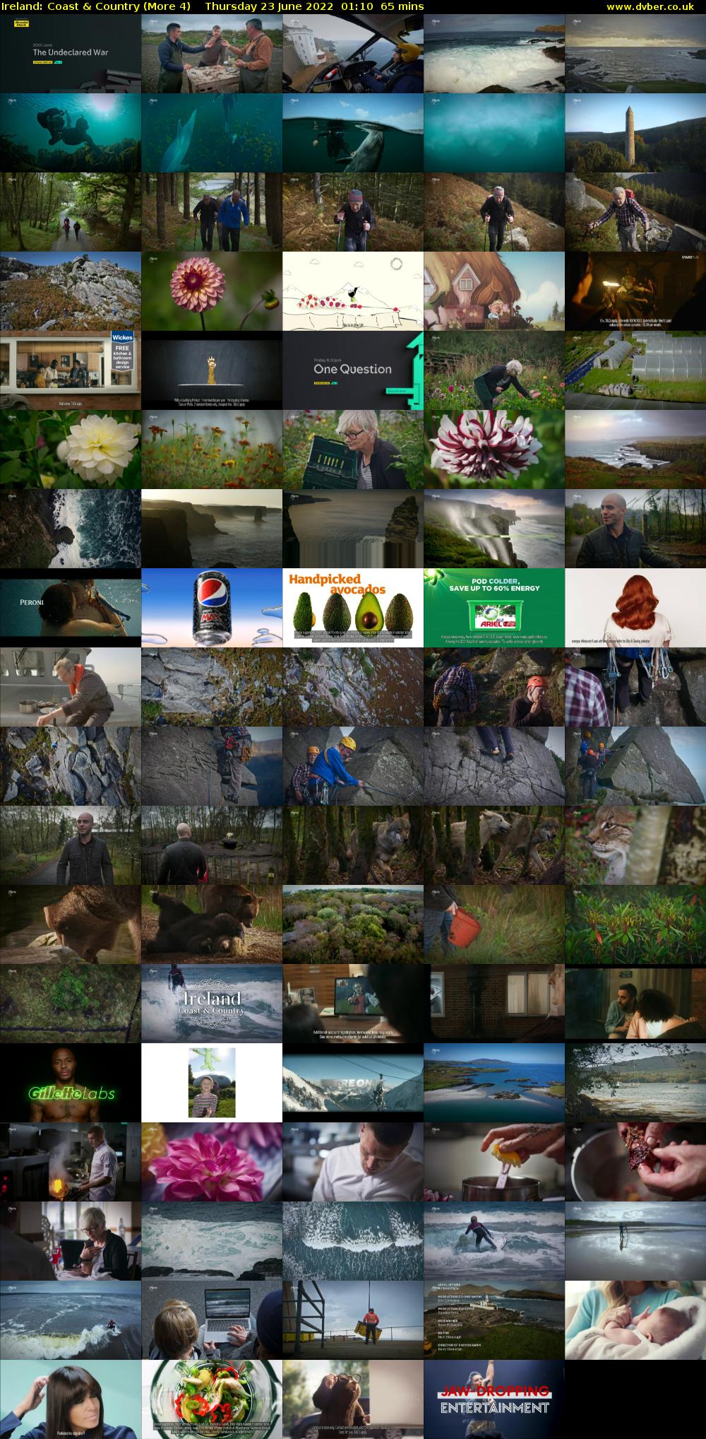 Ireland: Coast & Country (More 4) Thursday 23 June 2022 01:10 - 02:15