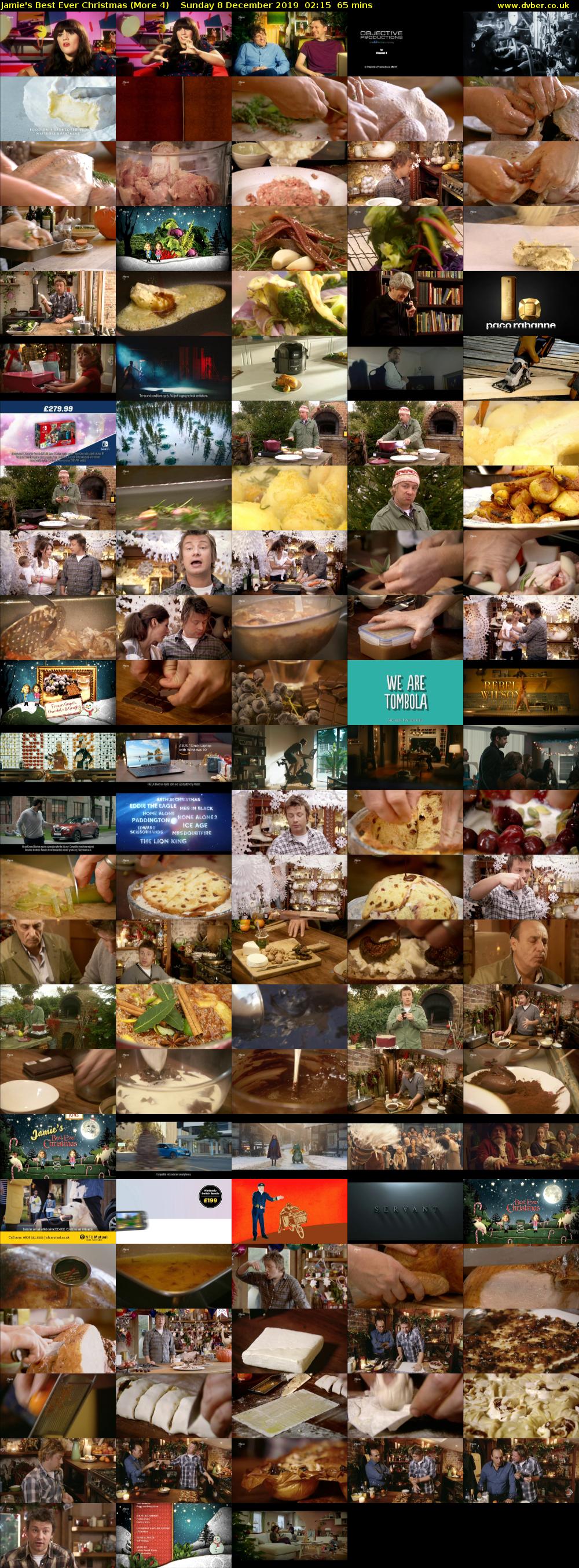 Jamie's Best Ever Christmas (More 4) Sunday 8 December 2019 02:15 - 03:20