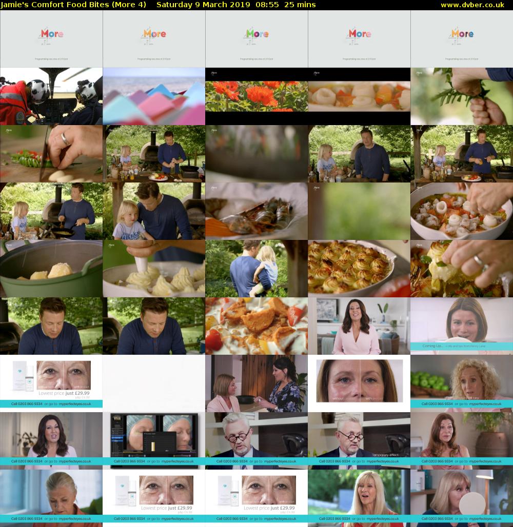 Jamie's Comfort Food Bites (More 4) Saturday 9 March 2019 08:55 - 09:20