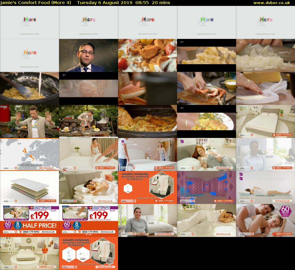 Jamie's Comfort Food (More 4) Tuesday 6 August 2019 08:55 - 09:15