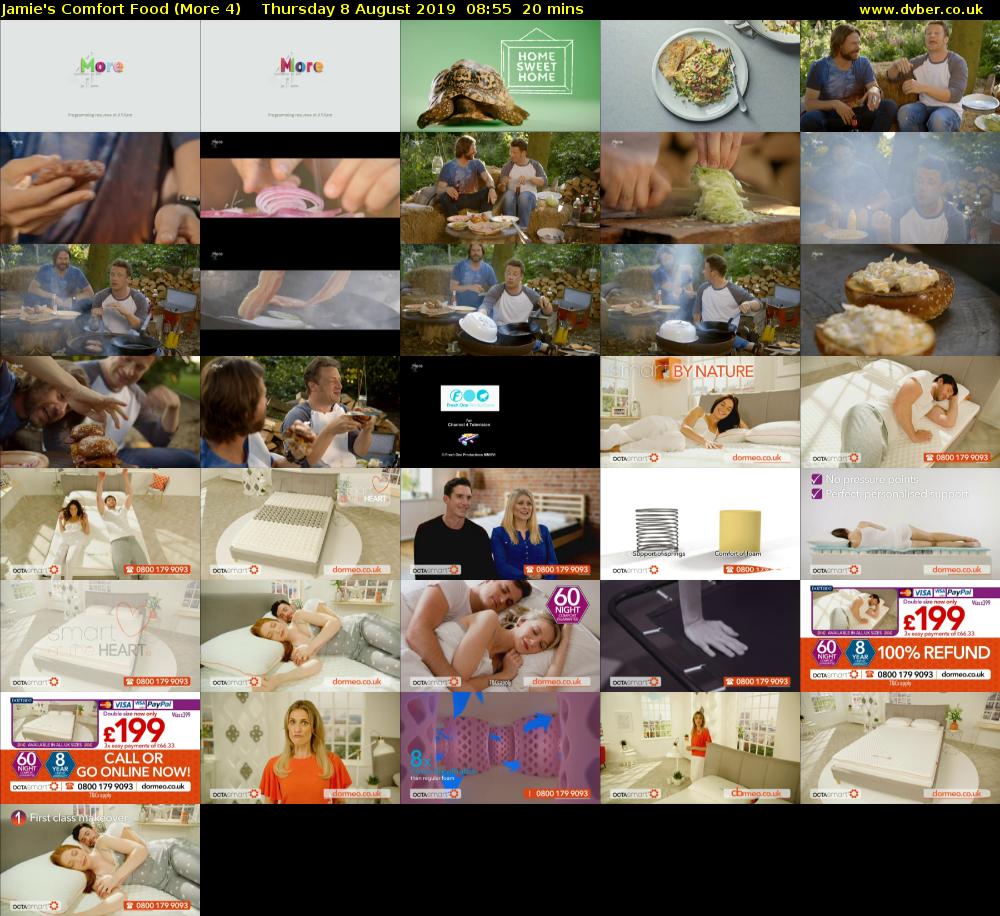 Jamie's Comfort Food (More 4) Thursday 8 August 2019 08:55 - 09:15