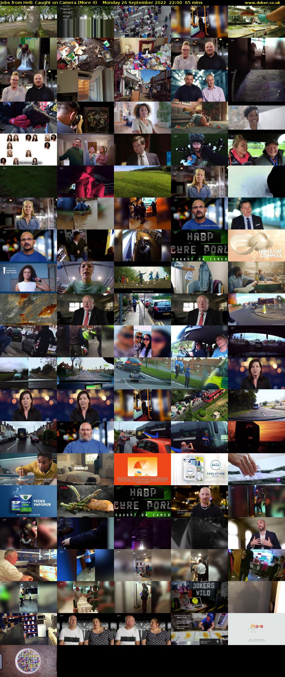 Jobs from Hell: Caught on Camera (More 4) Monday 26 September 2022 22:00 - 23:05