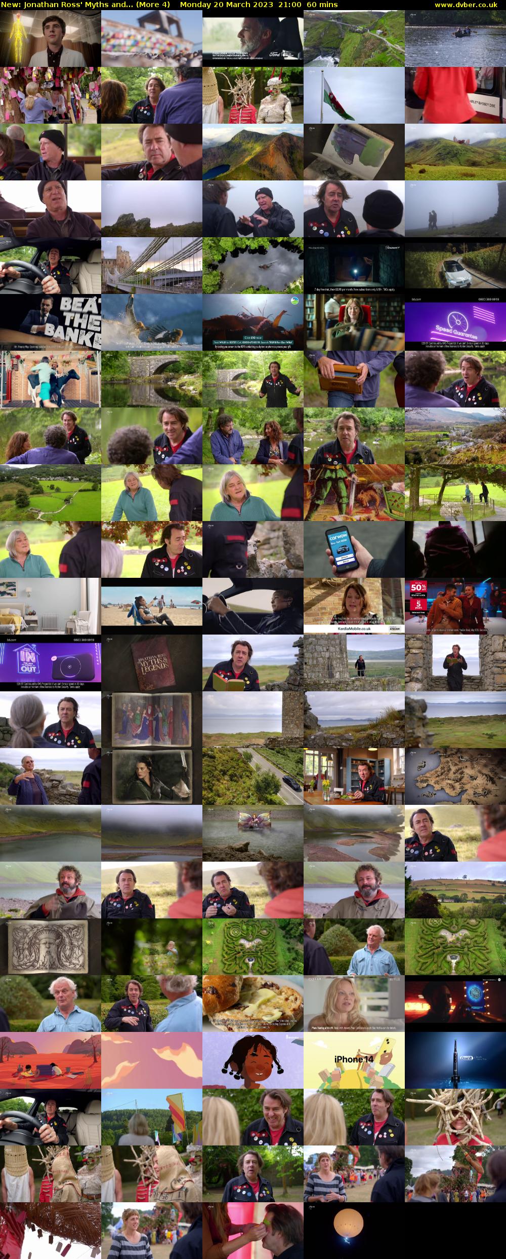Jonathan Ross' Myths and... (More 4) Monday 20 March 2023 21:00 - 22:00