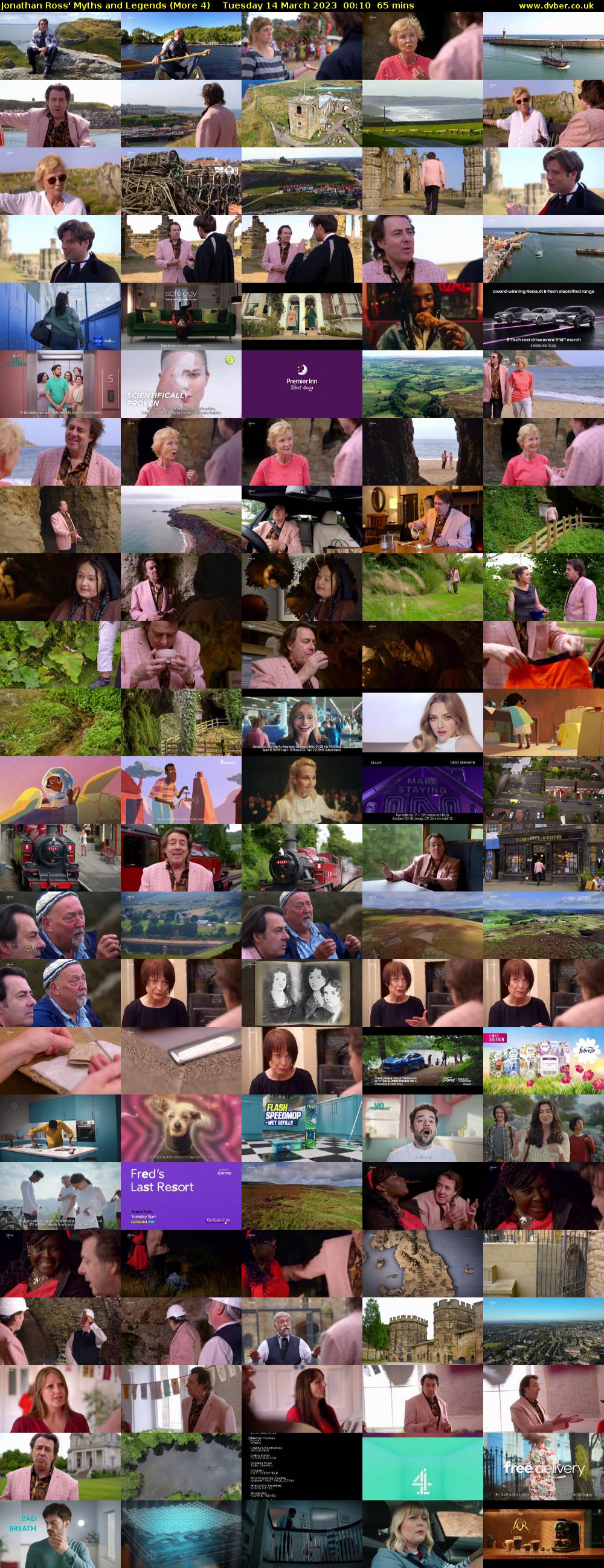 Jonathan Ross' Myths and Legends (More 4) Tuesday 14 March 2023 00:10 - 01:15