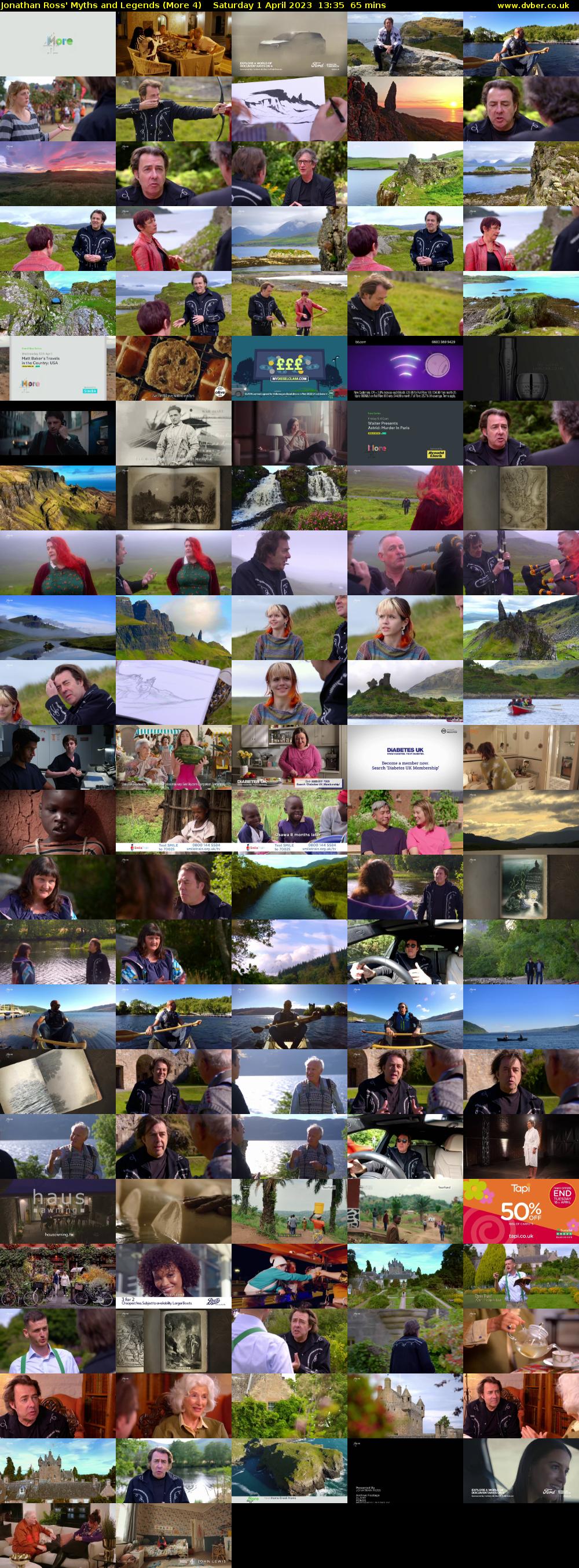 Jonathan Ross' Myths and Legends (More 4) Saturday 1 April 2023 13:35 - 14:40