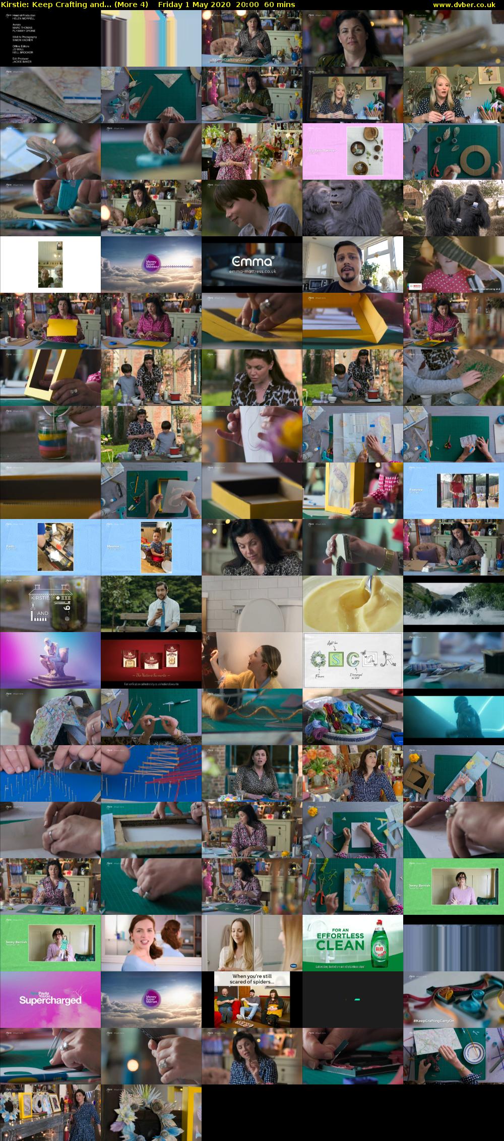 Kirstie: Keep Crafting and... (More 4) Friday 1 May 2020 20:00 - 21:00