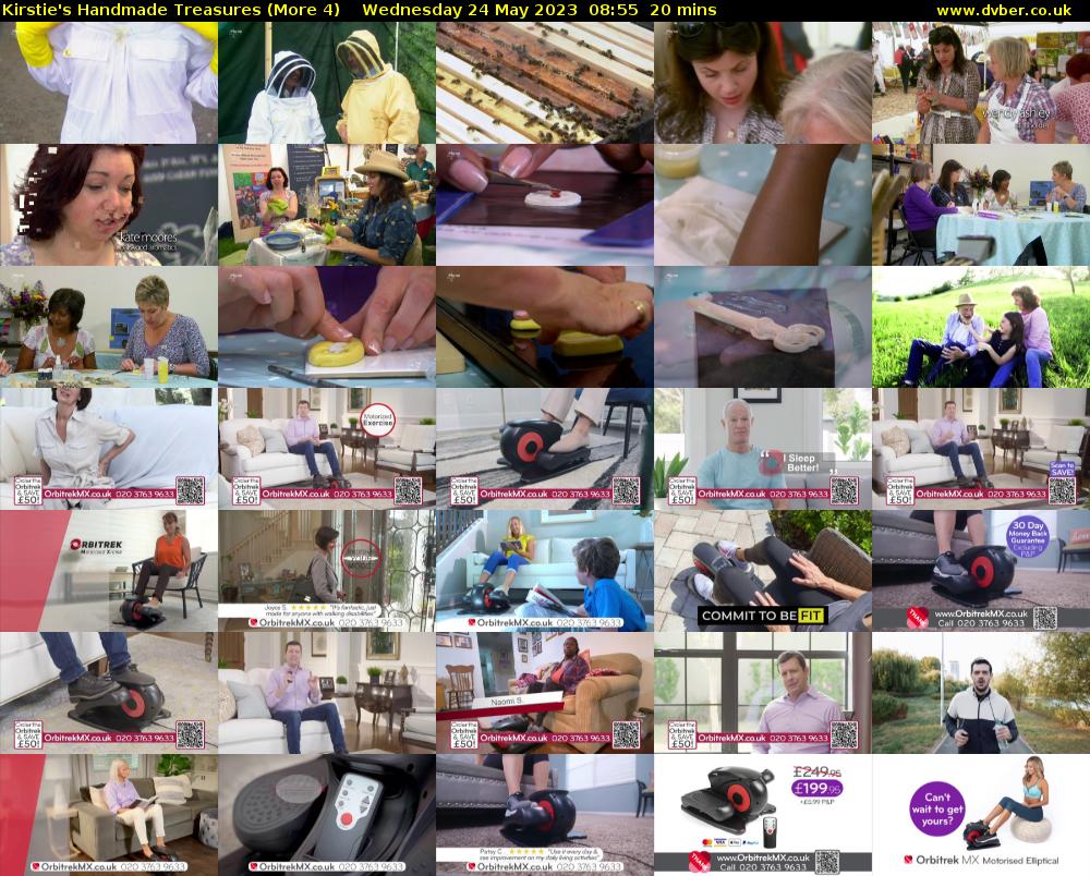 Kirstie's Handmade Treasures (More 4) Wednesday 24 May 2023 08:55 - 09:15
