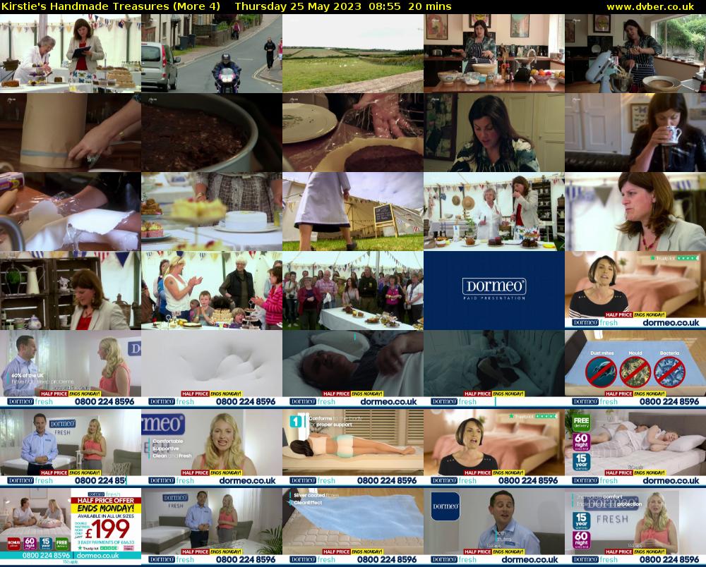 Kirstie's Handmade Treasures (More 4) Thursday 25 May 2023 08:55 - 09:15