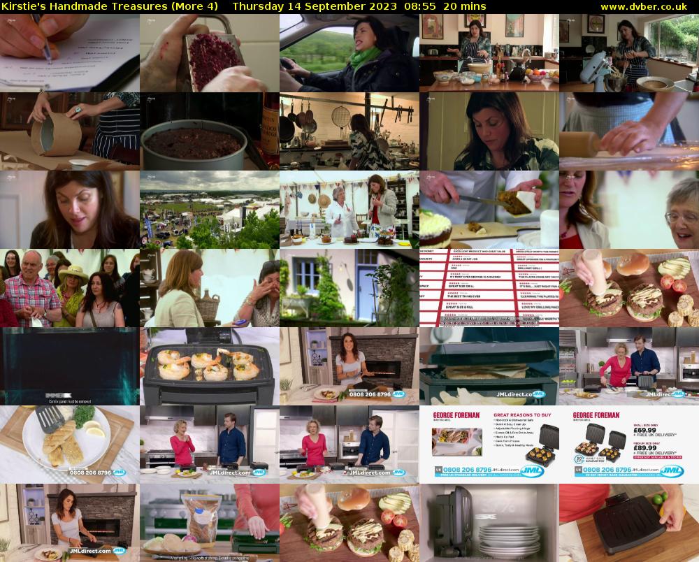 Kirstie's Handmade Treasures (More 4) Thursday 14 September 2023 08:55 - 09:15