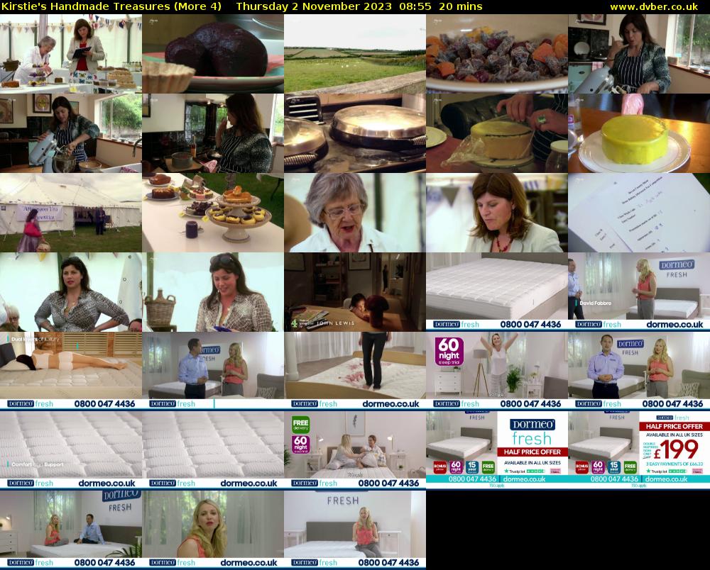 Kirstie's Handmade Treasures (More 4) Thursday 2 November 2023 08:55 - 09:15