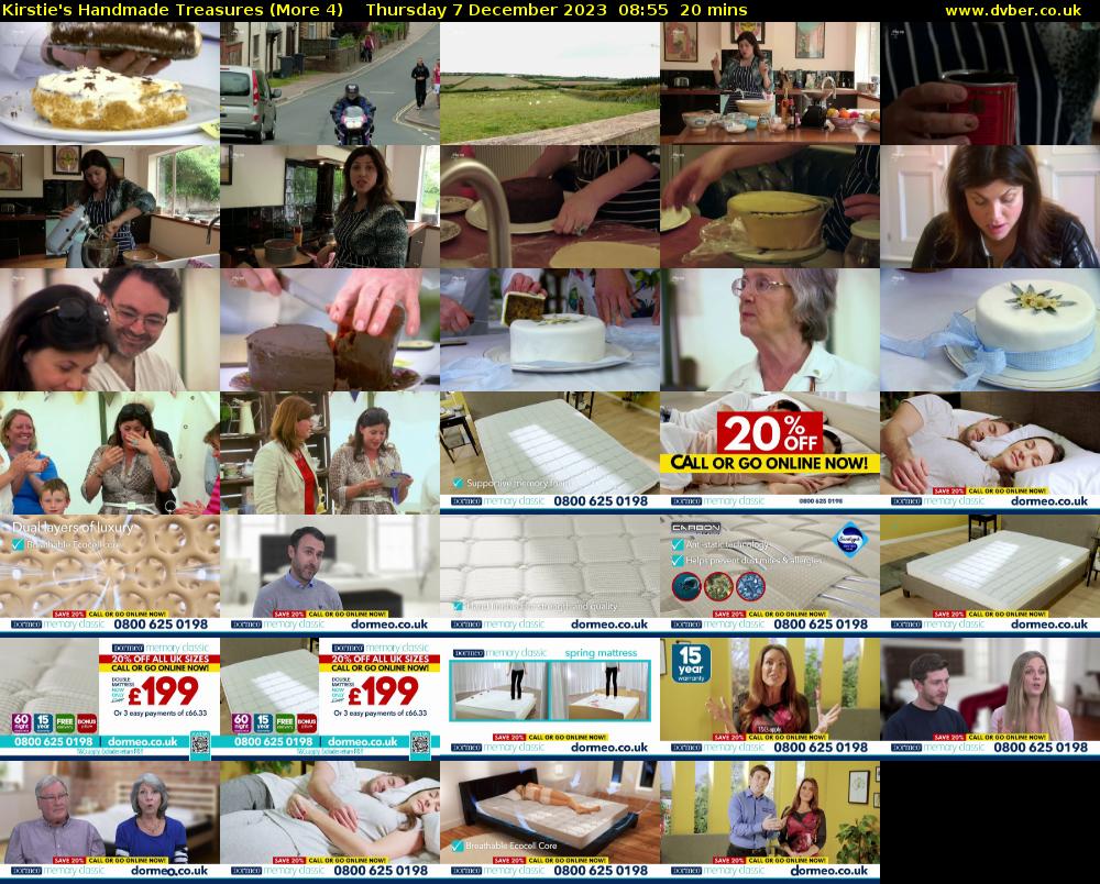 Kirstie's Handmade Treasures (More 4) Thursday 7 December 2023 08:55 - 09:15