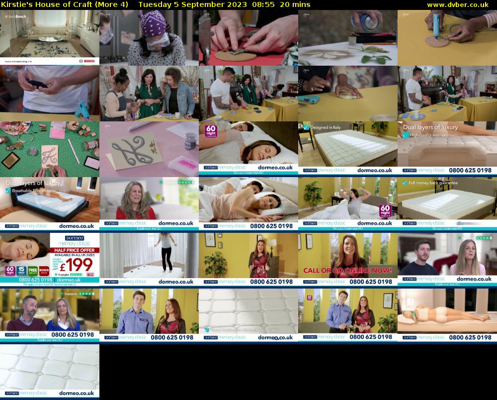 Kirstie's House of Craft (More 4) Tuesday 5 September 2023 08:55 - 09:15