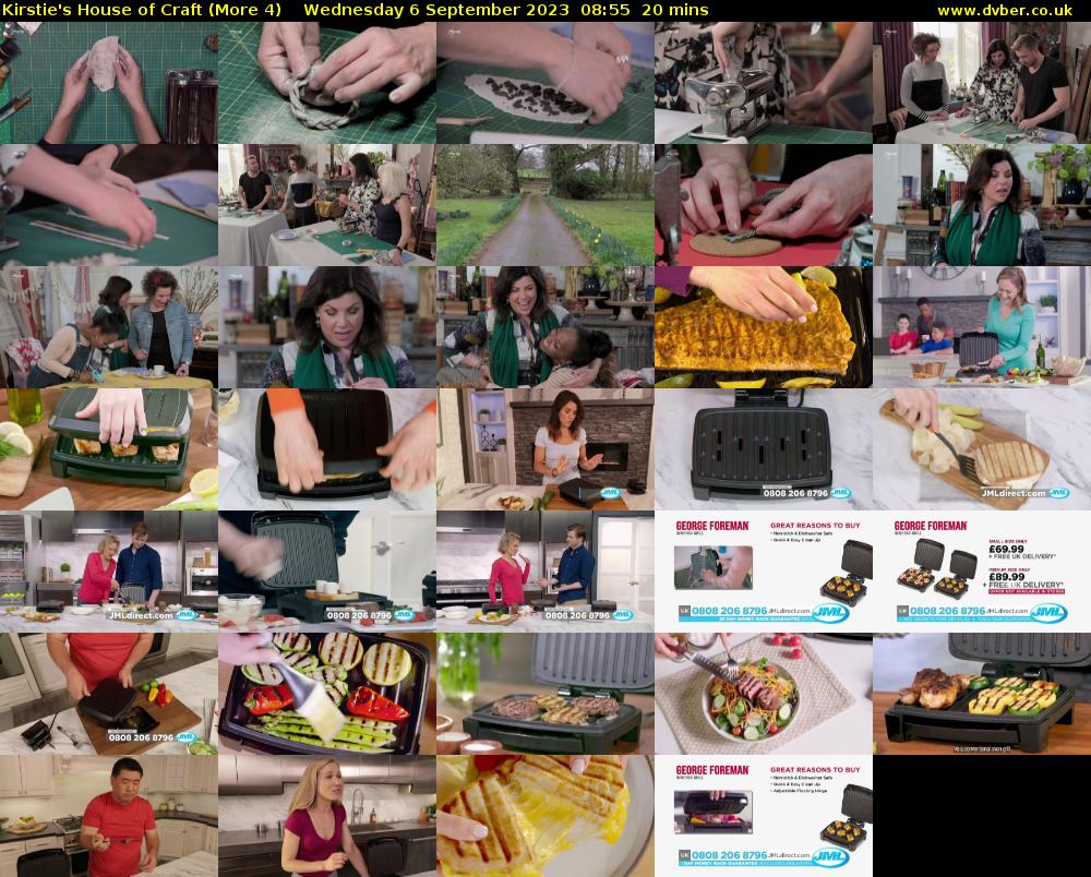 Kirstie's House of Craft (More 4) Wednesday 6 September 2023 08:55 - 09:15