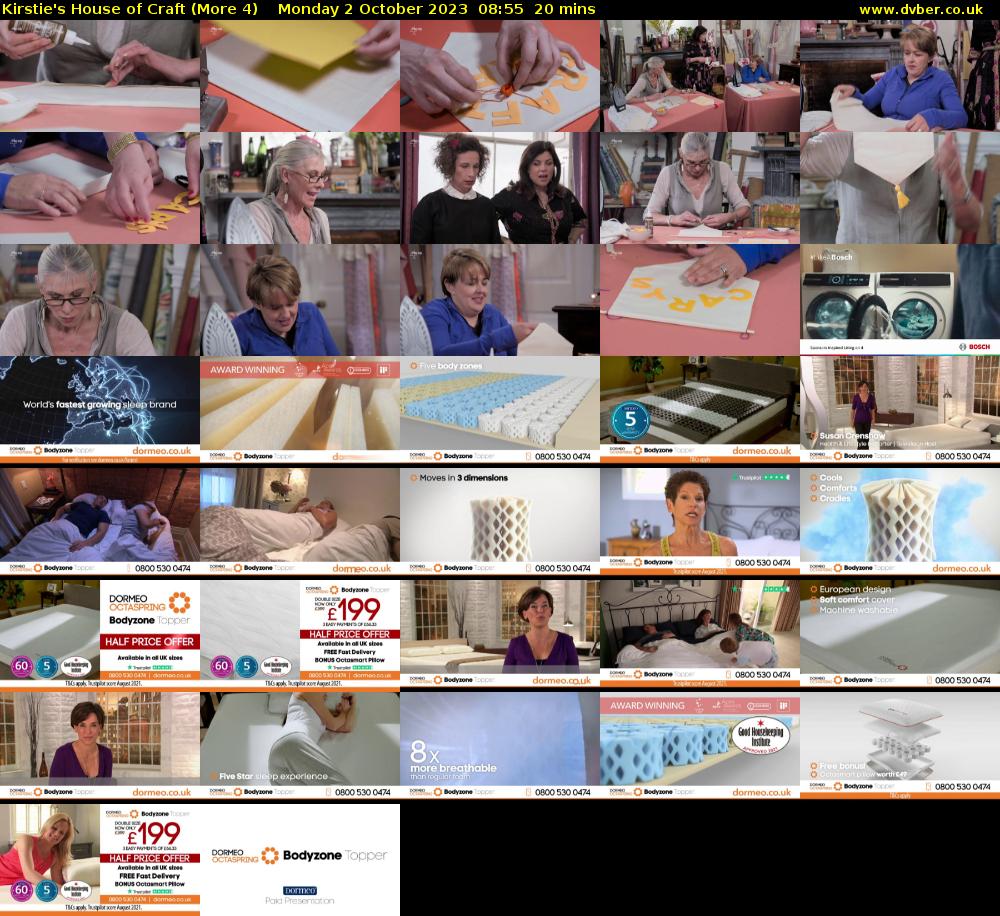 Kirstie's House of Craft (More 4) Monday 2 October 2023 08:55 - 09:15