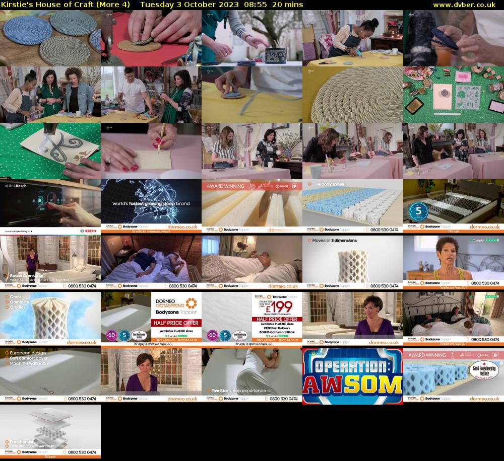 Kirstie's House of Craft (More 4) Tuesday 3 October 2023 08:55 - 09:15
