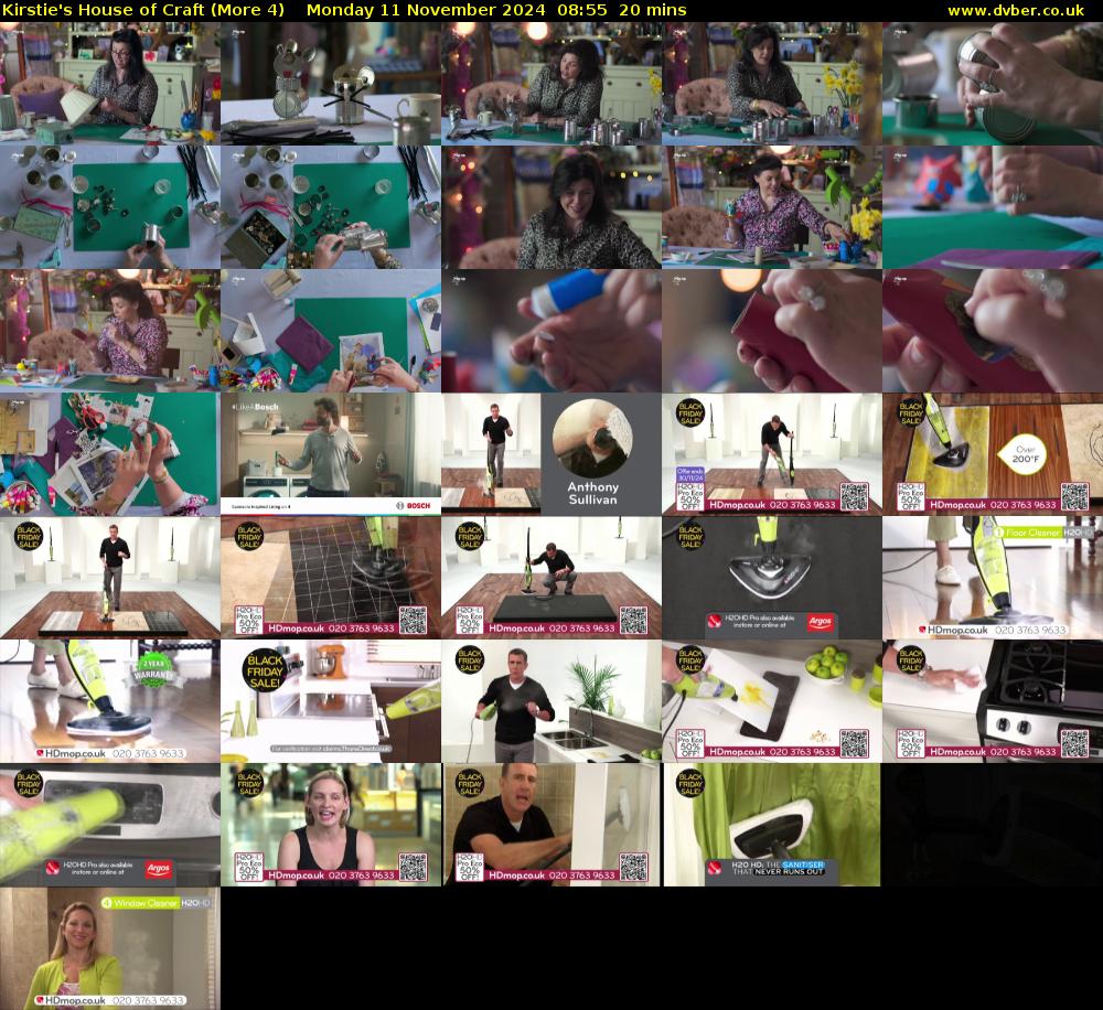 Kirstie's House of Craft (More 4) Monday 11 November 2024 08:55 - 09:15