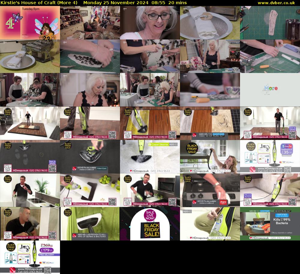Kirstie's House of Craft (More 4) Monday 25 November 2024 08:55 - 09:15