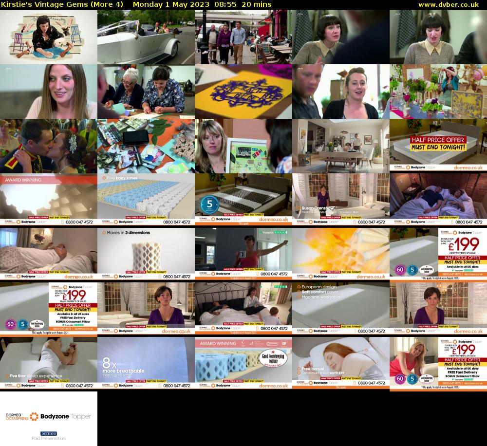 Kirstie's Vintage Gems (More 4) Monday 1 May 2023 08:55 - 09:15