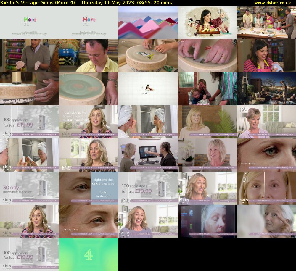 Kirstie's Vintage Gems (More 4) Thursday 11 May 2023 08:55 - 09:15