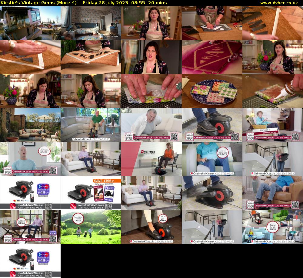 Kirstie's Vintage Gems (More 4) Friday 28 July 2023 08:55 - 09:15