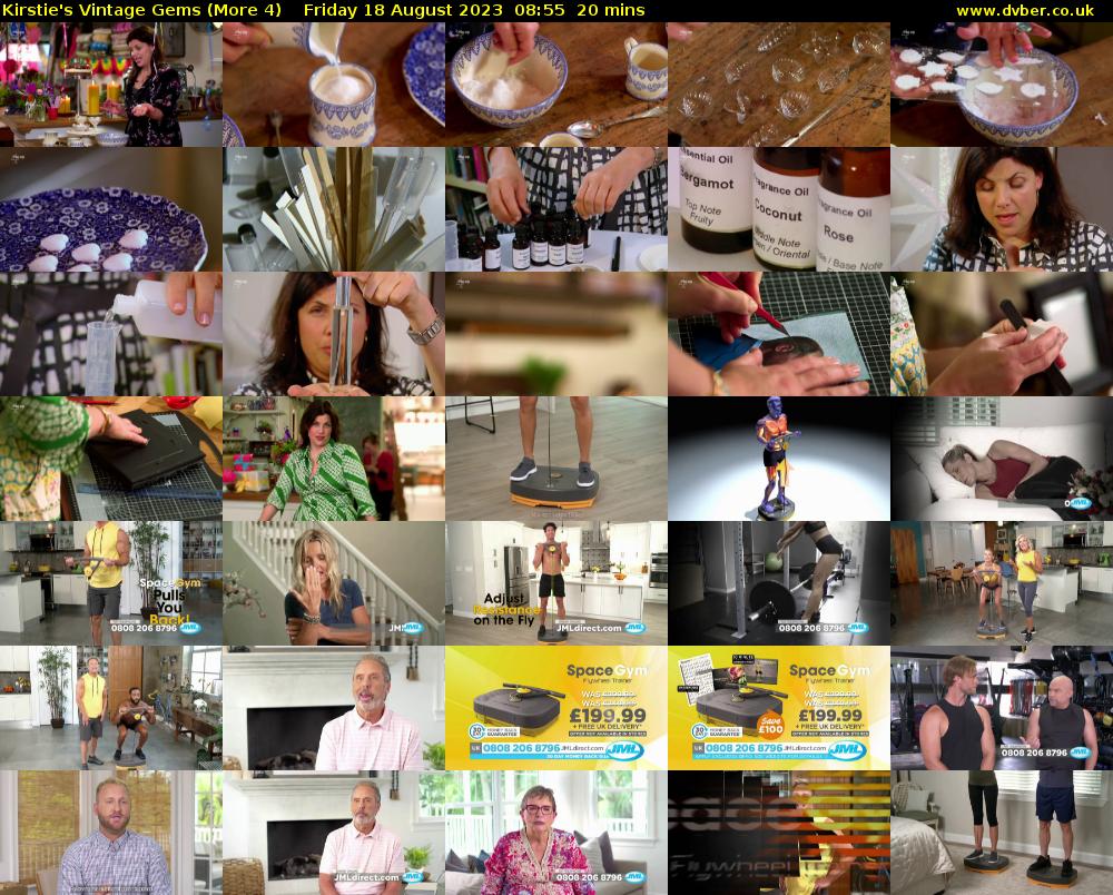 Kirstie's Vintage Gems (More 4) Friday 18 August 2023 08:55 - 09:15