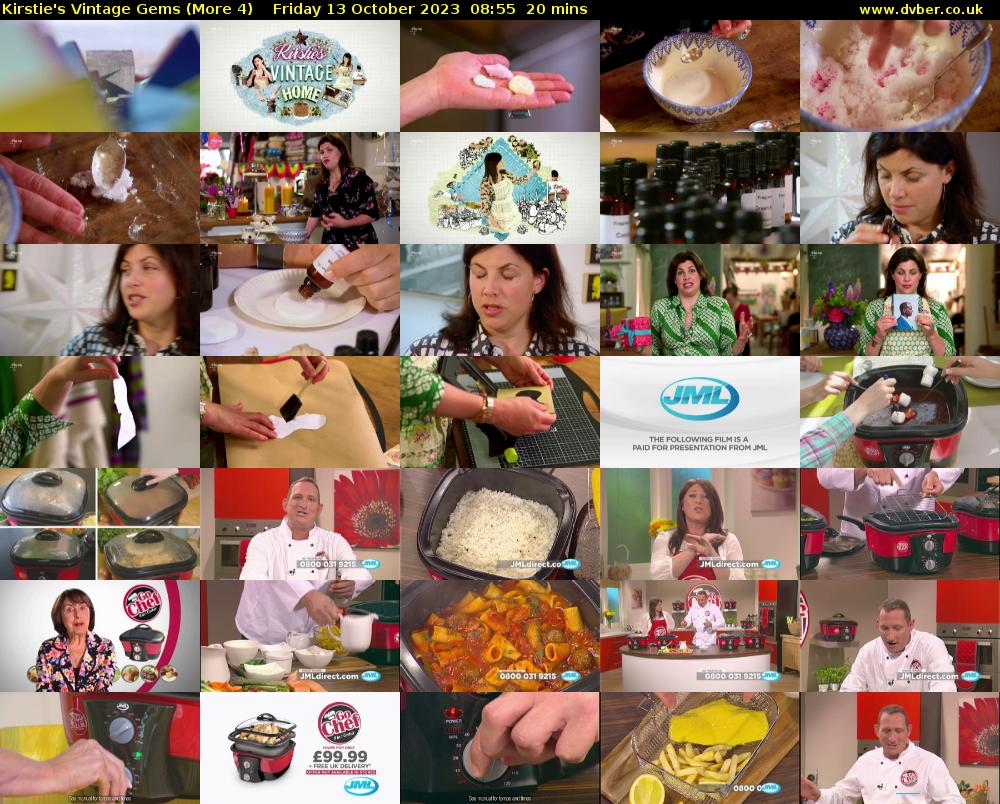 Kirstie's Vintage Gems (More 4) Friday 13 October 2023 08:55 - 09:15