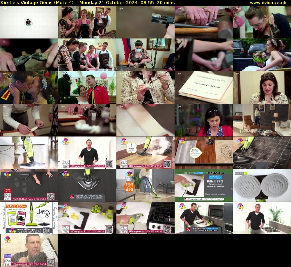 Kirstie's Vintage Gems (More 4) Monday 21 October 2024 08:55 - 09:15
