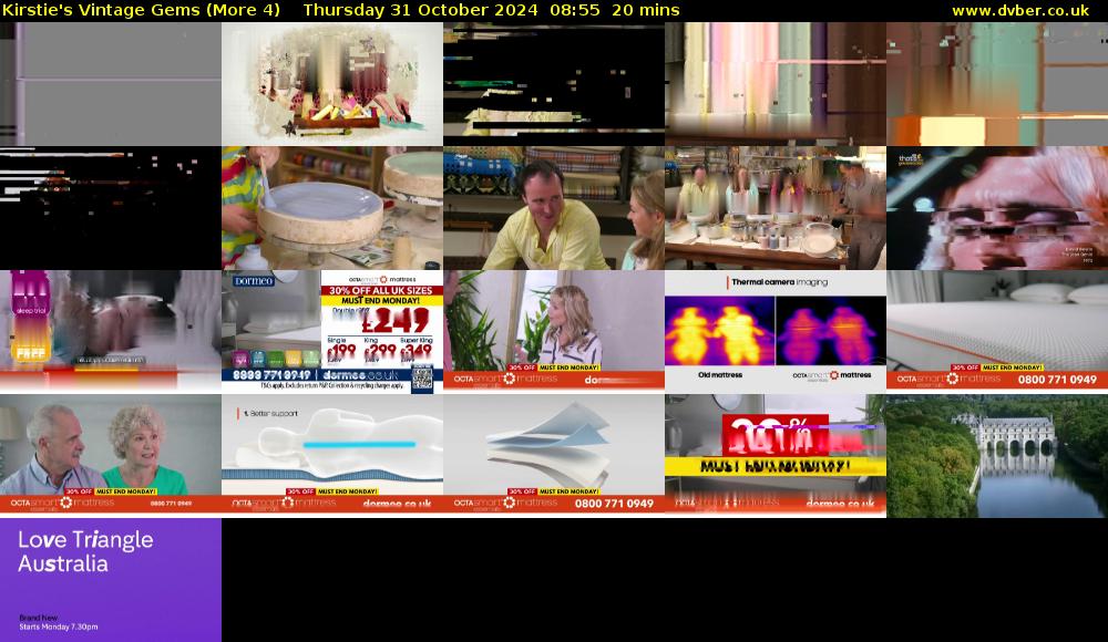 Kirstie's Vintage Gems (More 4) Thursday 31 October 2024 08:55 - 09:15