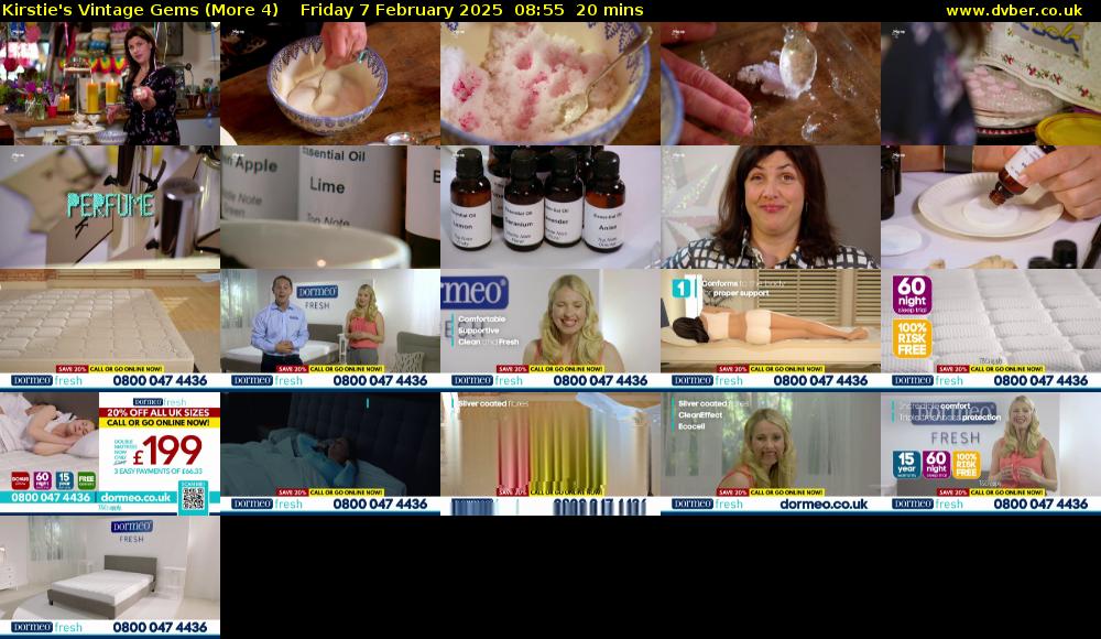 Kirstie's Vintage Gems (More 4) Friday 7 February 2025 08:55 - 09:15