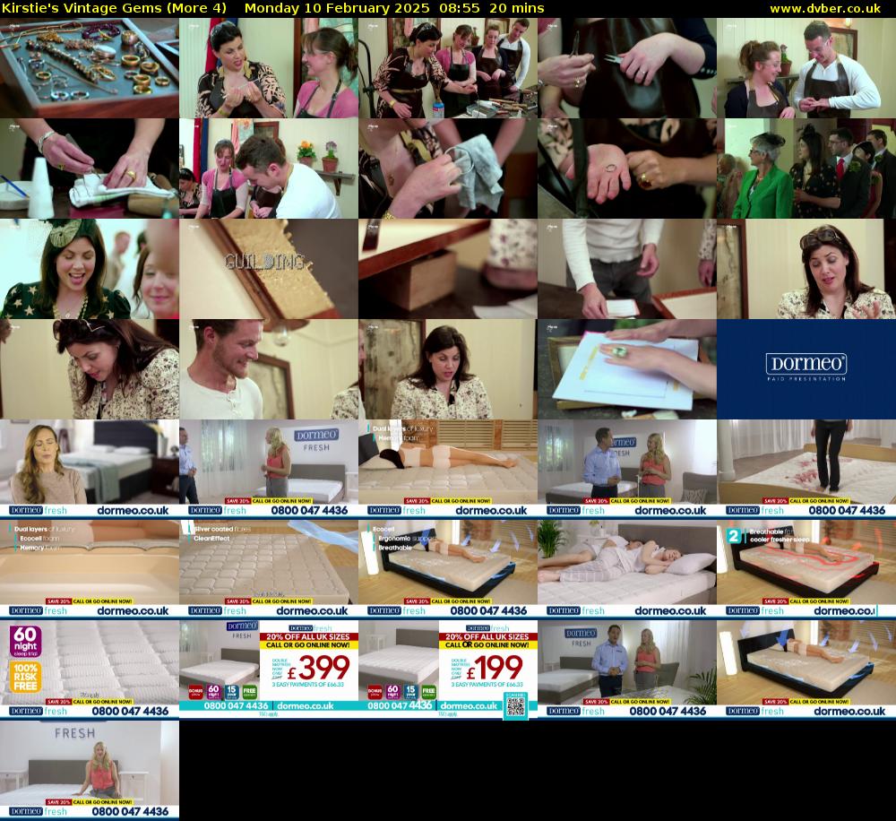 Kirstie's Vintage Gems (More 4) Monday 10 February 2025 08:55 - 09:15
