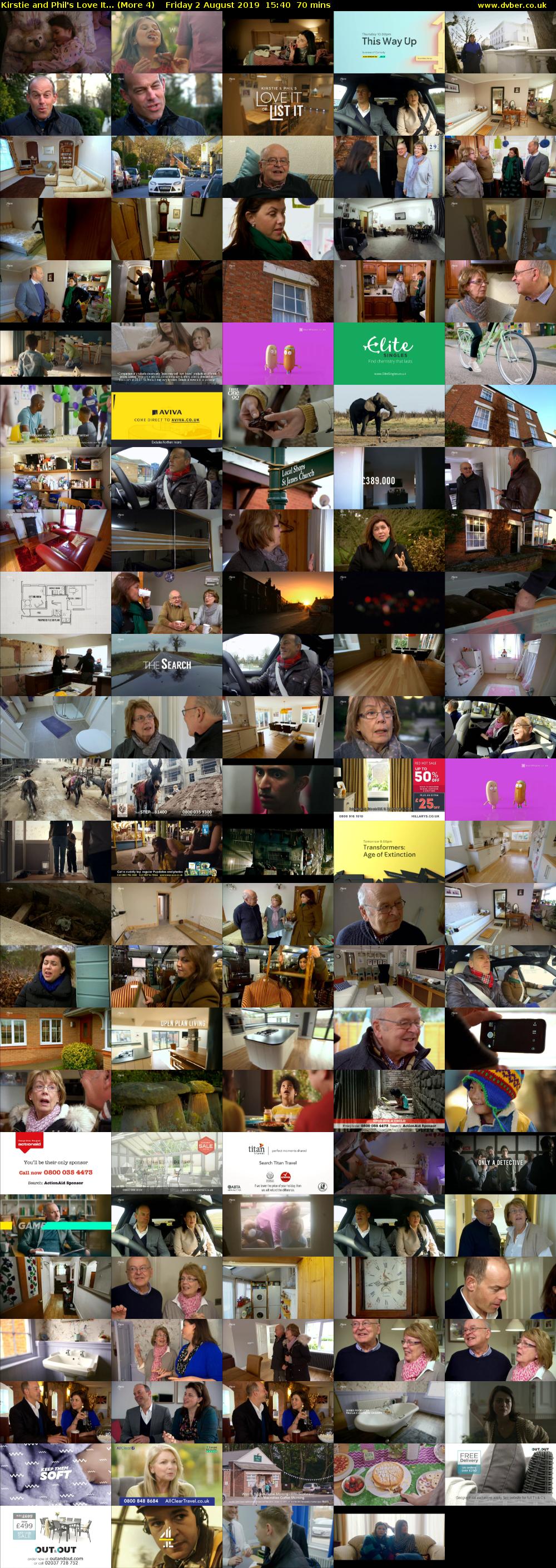 Kirstie and Phil's Love It... (More 4) Friday 2 August 2019 15:40 - 16:50