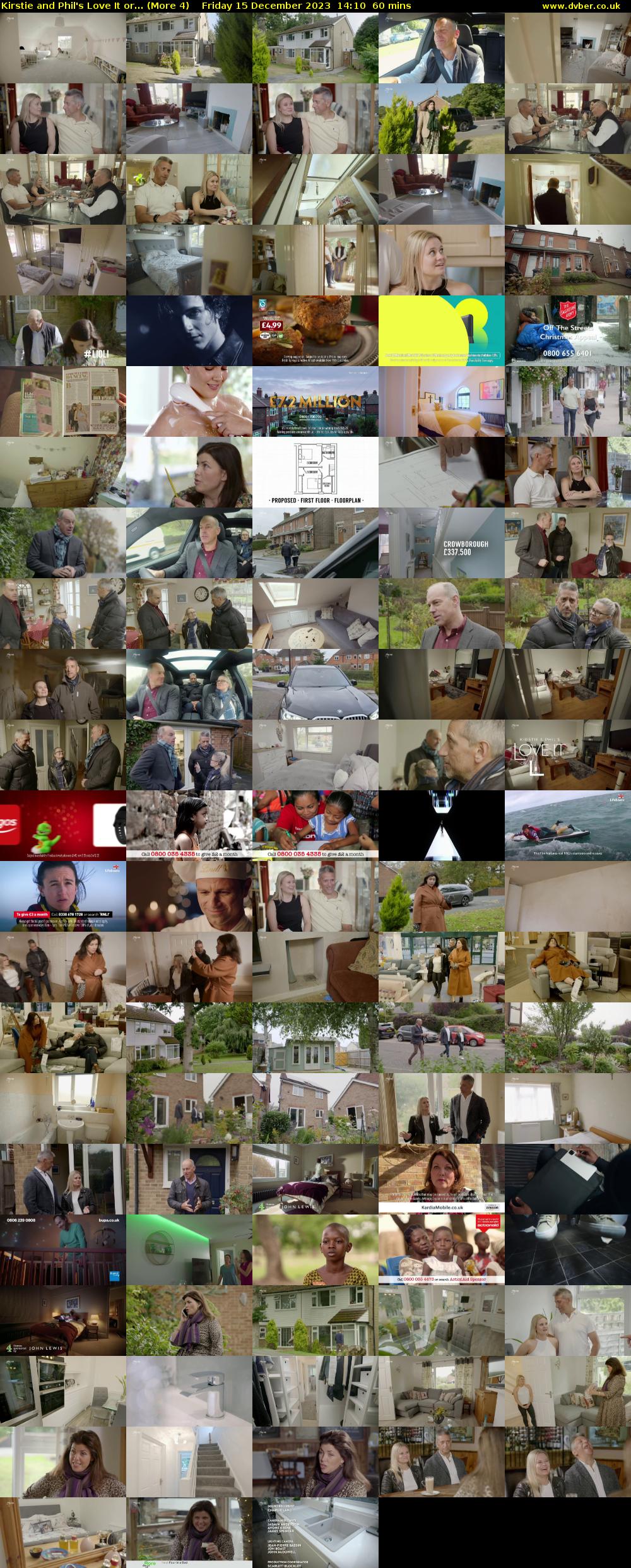 Kirstie and Phil's Love It or... (More 4) Friday 15 December 2023 14:10 - 15:10