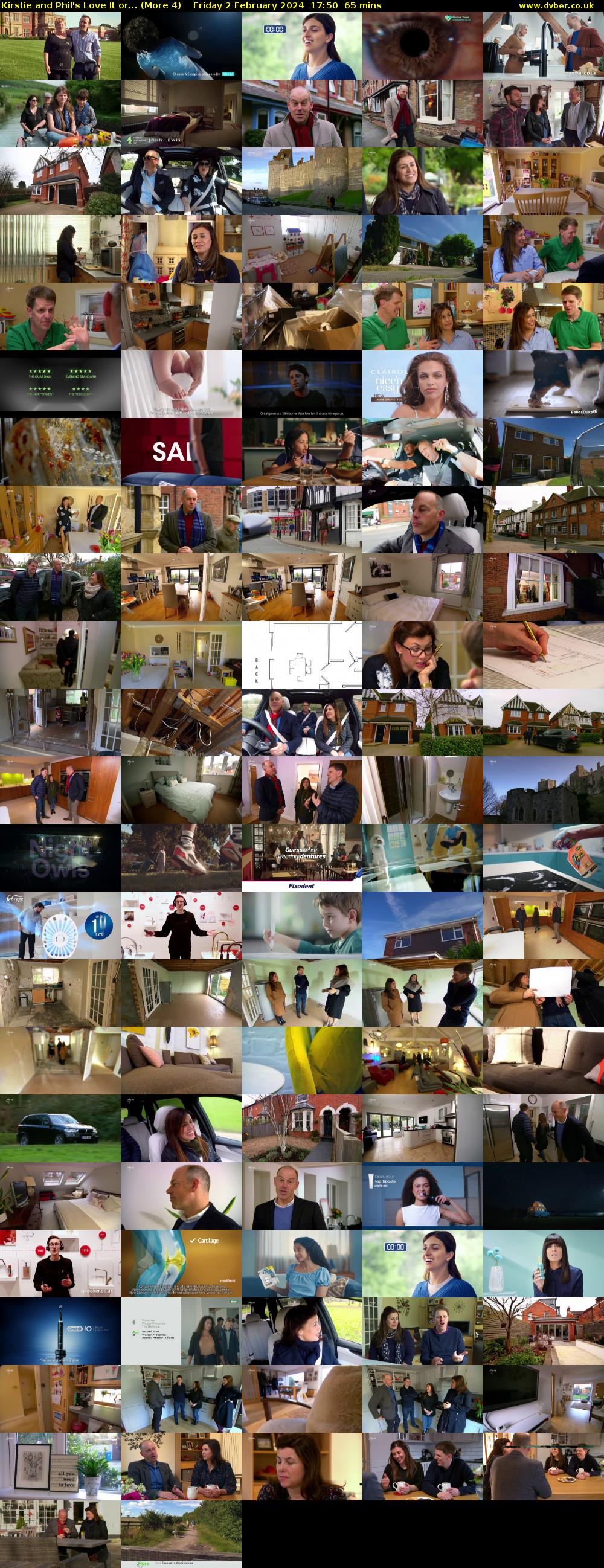 Kirstie and Phil's Love It or... (More 4) Friday 2 February 2024 17:50 - 18:55