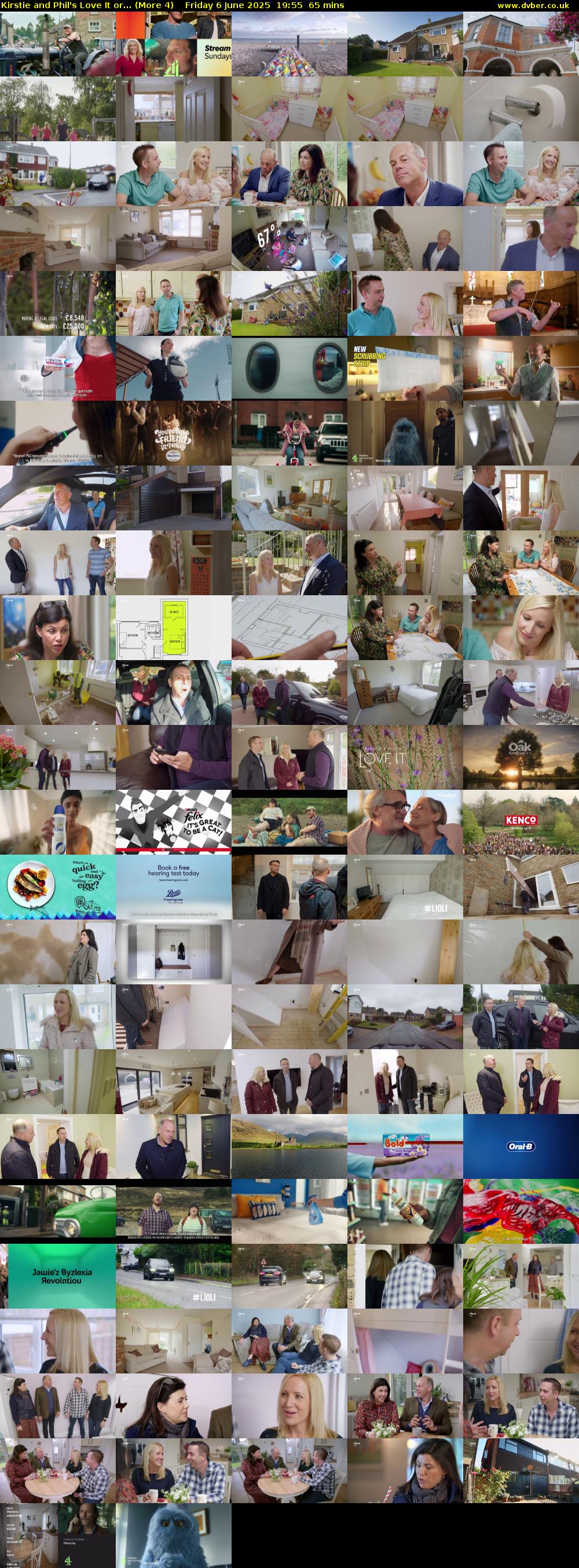 Kirstie and Phil's Love It or... (More 4) Friday 6 June 2025 19:55 - 21:00