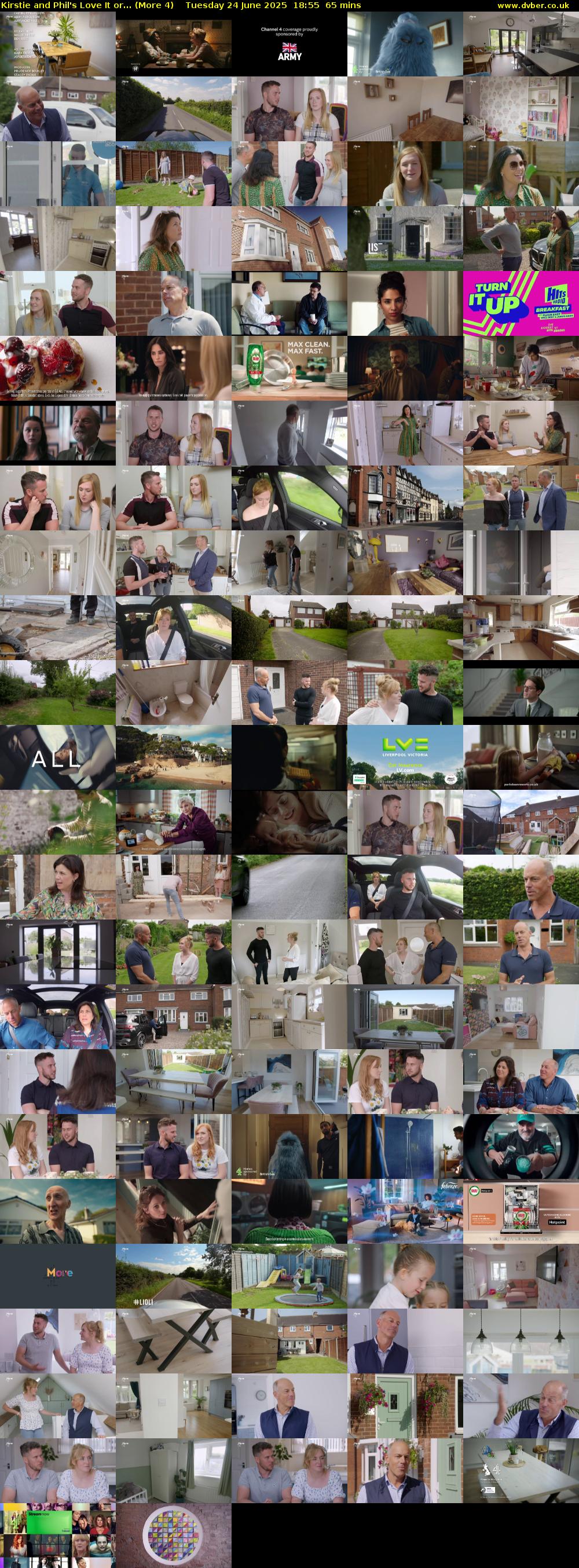 Kirstie and Phil's Love It or... (More 4) Tuesday 24 June 2025 18:55 - 20:00