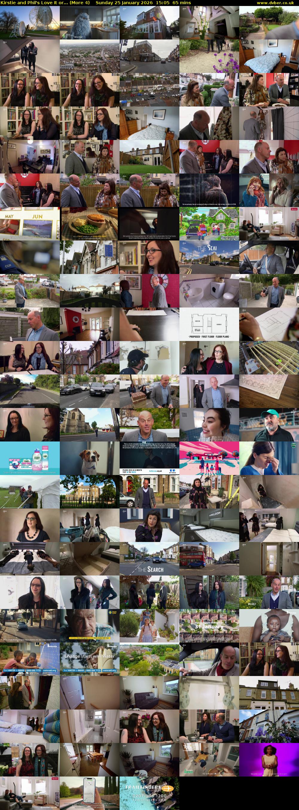 Kirstie and Phil's Love It or... (More 4) Sunday 25 January 2026 15:05 - 16:10